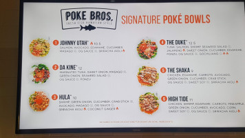 Poke Bros food