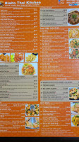 Rialto Thai Kitchen menu