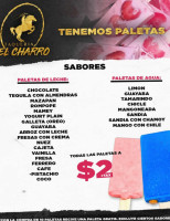 Taquería El Charro I menu