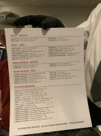 Tomaso's menu