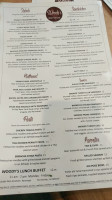 Woody's Moreno Valley menu