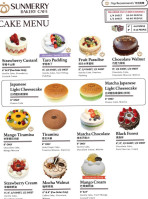 Sunmerry Bakery menu