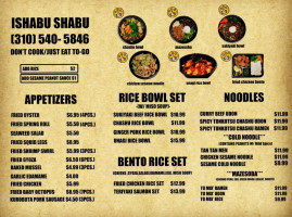 Ishabu Shabu food