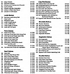 Golden Star BBQ Seafood Chinese Restaurant menu