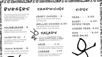 Burgerstrasse menu