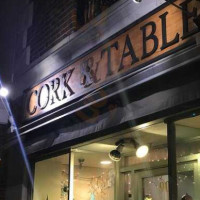 Cork Table food