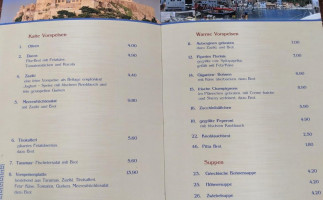 Griechisches Restaurant Athen menu