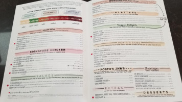 The Port Of Peri Peri menu