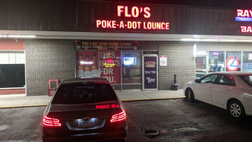 Flo's Poke-a-dot Lounge outside