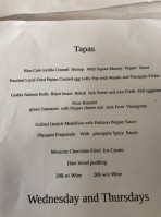 Black Bear Bistro menu