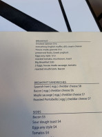 Hamilton Park menu