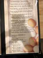 The Garden Gate Cafe menu