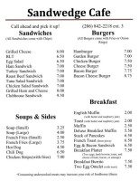 Meadowmeer Golf Country Club Meadowmeer Grill menu