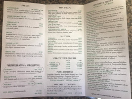 Bona Pizza menu