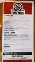 South Bend Brew Werks menu