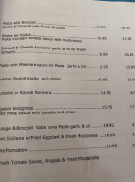 Cucina Fresca menu