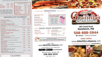 Graziella's Artisan Pizza Co. food