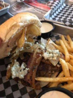 Sickies Garage Burgers Brews food