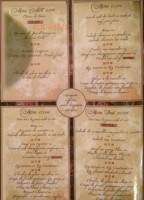 Restaurant la Grande Muraille menu