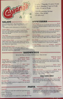 Cassano's Pizza Subs menu