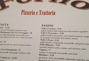 Forno Pizzeria E Trattoria menu