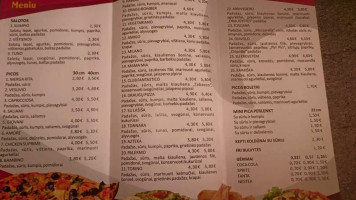 Draugų Picerija menu