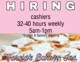 Garcia's Bakery food