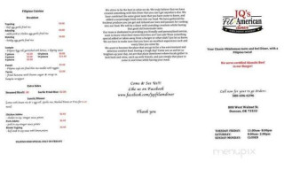 Jq's Fil-american Diner food