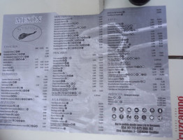 Meson Serrania Carmona menu