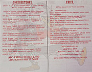 Drac’s Cheesesteaks menu