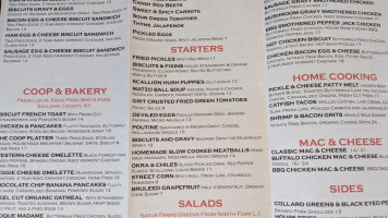 Jacob's Pickles menu