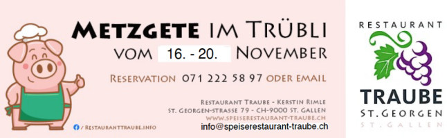 Restaurant Traube food