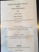 Waterton Tavern menu