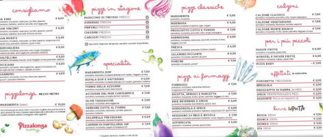 Pizzalonga Away menu