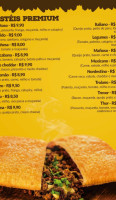 Pastelaria Paladar menu