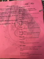 Ms. Gilmore's Vintage Suitcase And Tea Room menu