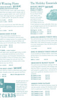 The Smokehouse Market menu