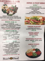 S J Deli menu