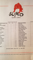 Sumo Sushi Grill food