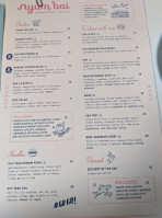 Nyum Bai menu