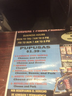 Pupusa Buffet food