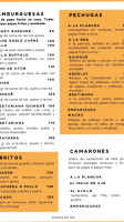 El Quinque menu