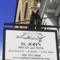 St. John Bread and Wine menu