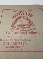 Pizza Pie La Cantina Italiana food