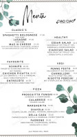 Pizzeria Ristorante Ciao Ciao menu