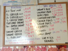 Cajun Food Mart menu