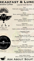 Hotwire Online Coffeehouse menu