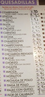 La Salsa Verde Taqueria menu