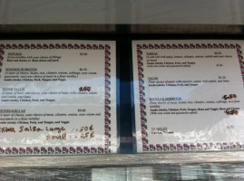 Super Mario’s Taco Truck menu