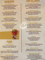 Puerto Vallarta menu